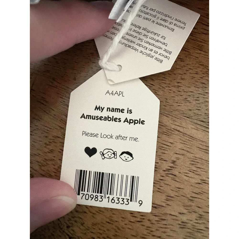 Jellycat amuseables apple
